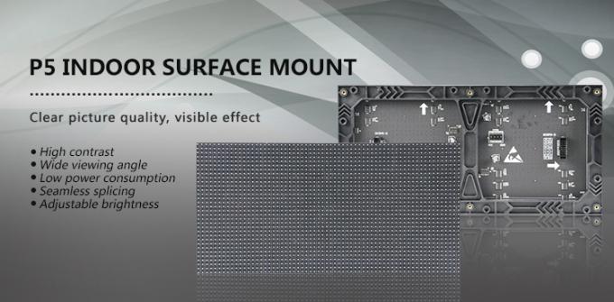 इंडोर पी 5 एलईडी डिस्प्ले पैनल / हॉट सेलिंग 5 मिमी स्टेज पृष्ठभूमि एलईडी डिस्प्ले बिग स्क्रीन